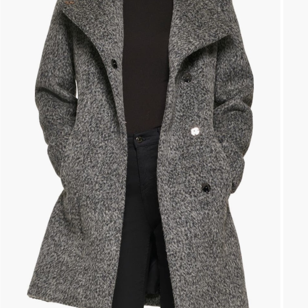 Kenneth Cole New York Gray Pea Coat
